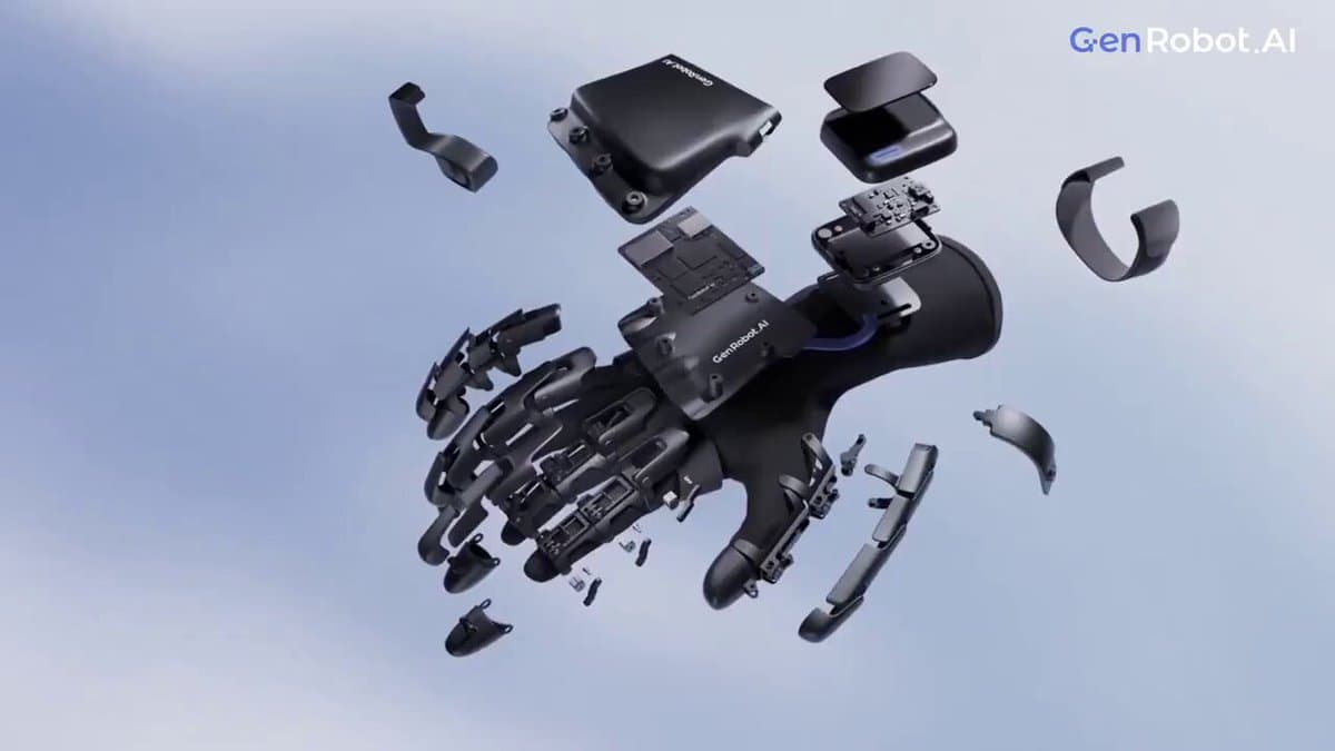 Exoskeleton Hand Captures Human Motion for Smarter Humanoids