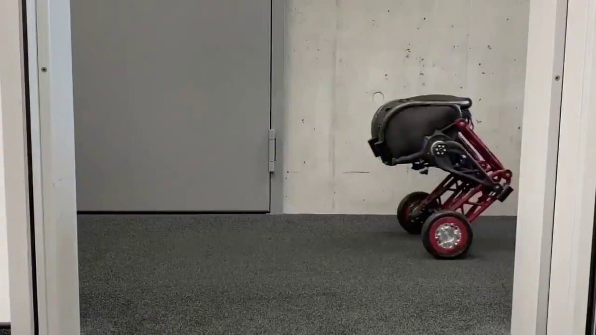 Hybrid Bipedal Robot Tackles Rough Terrain and Urban Spaces