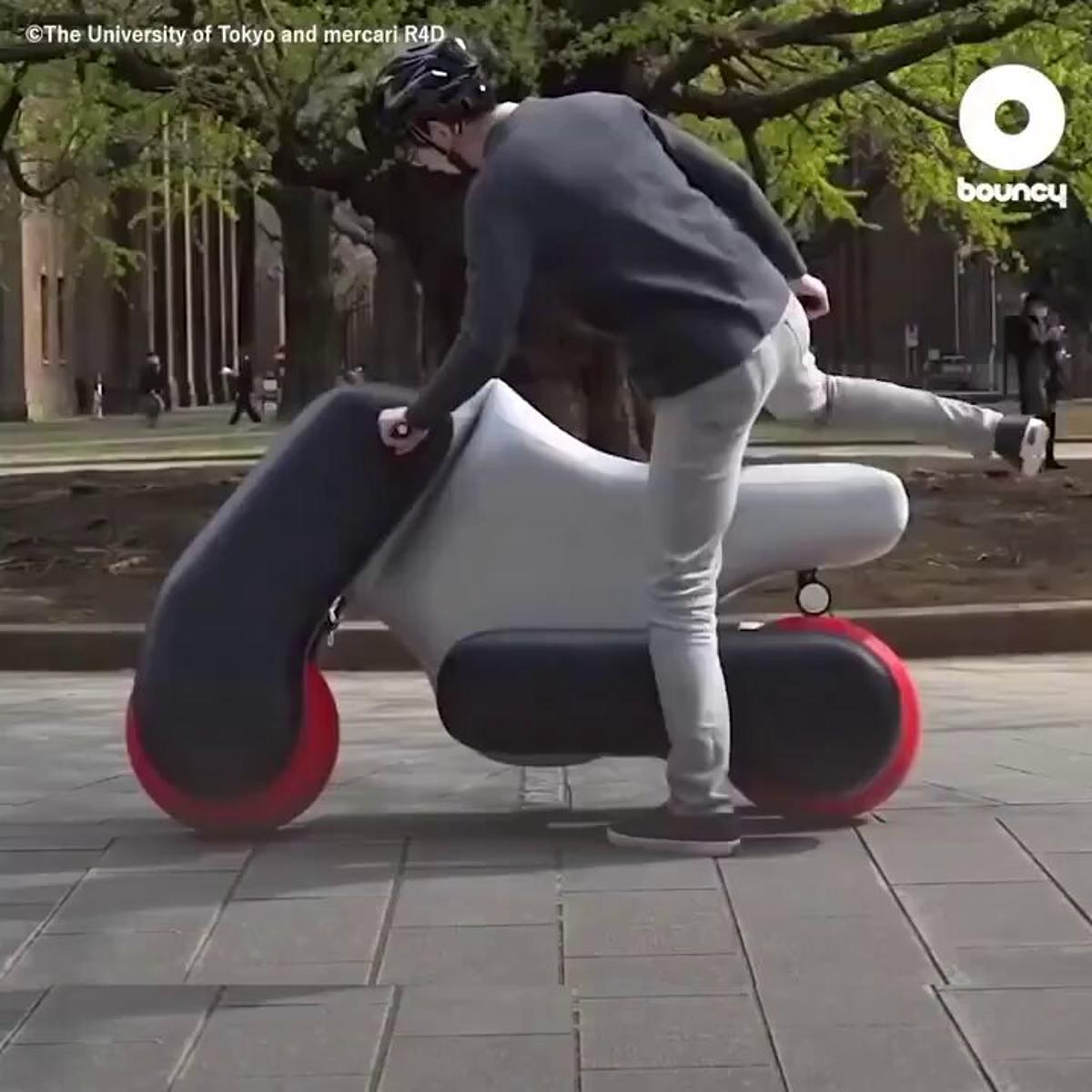 Inflatable Backpack Scooter Revolutionizes Urban Commuting