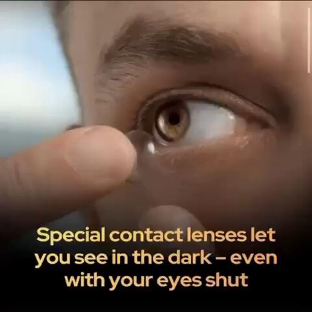 Smart Contact Lenses Enable Real‑World Infrared Vision