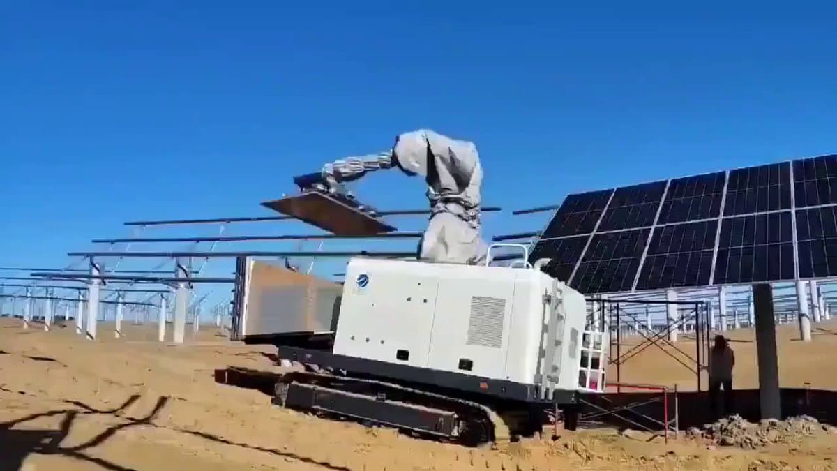 Robots Accelerate Solar Panel Installation, Boost Safety