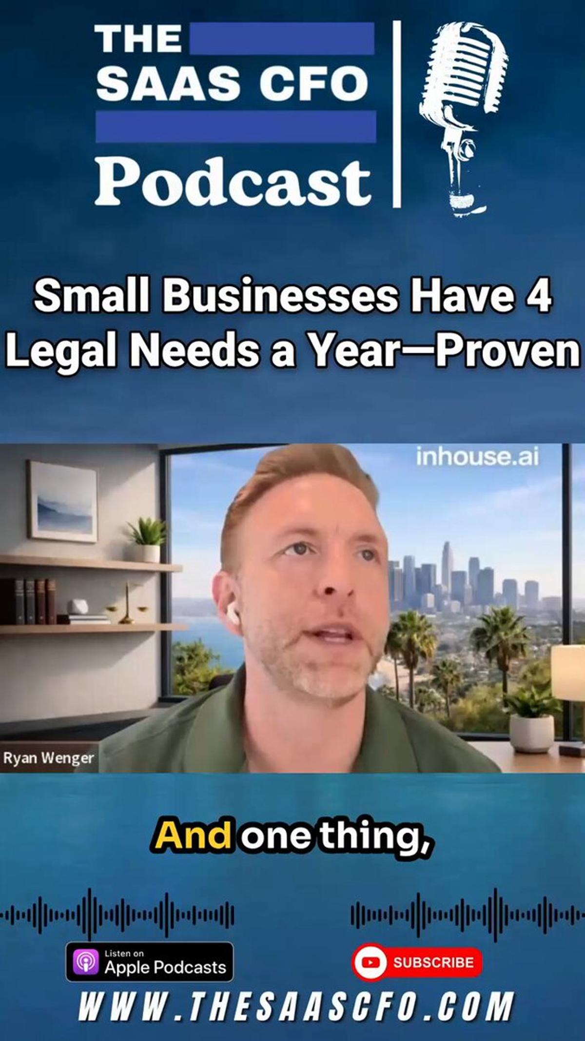 SMBs Need Legal Support Multiple Times Annually, AI Helps
