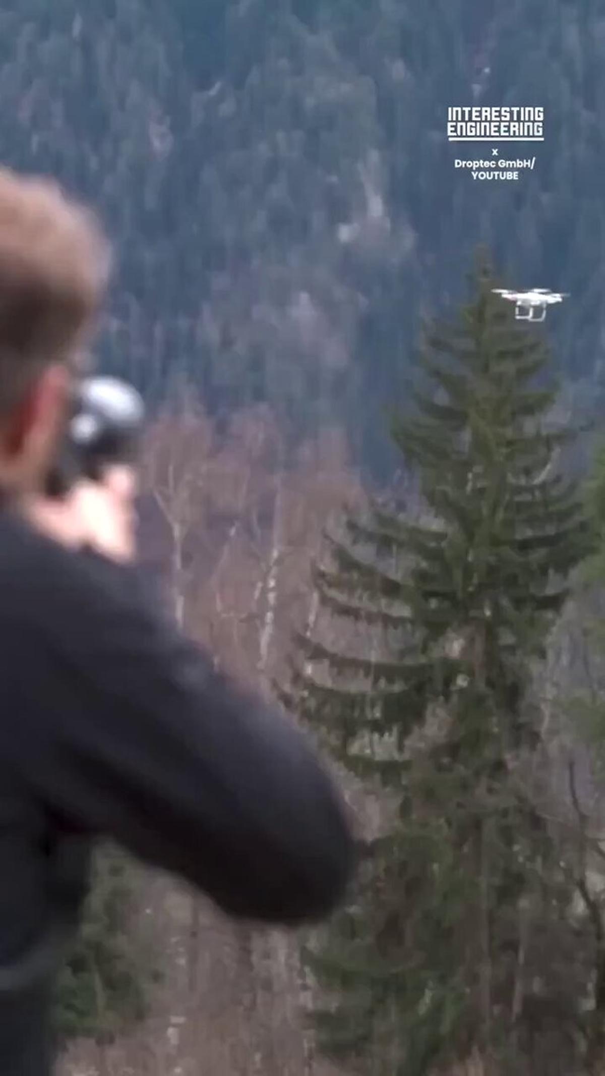 Droptec Unveils Advanced Net Gun for Drone Defense