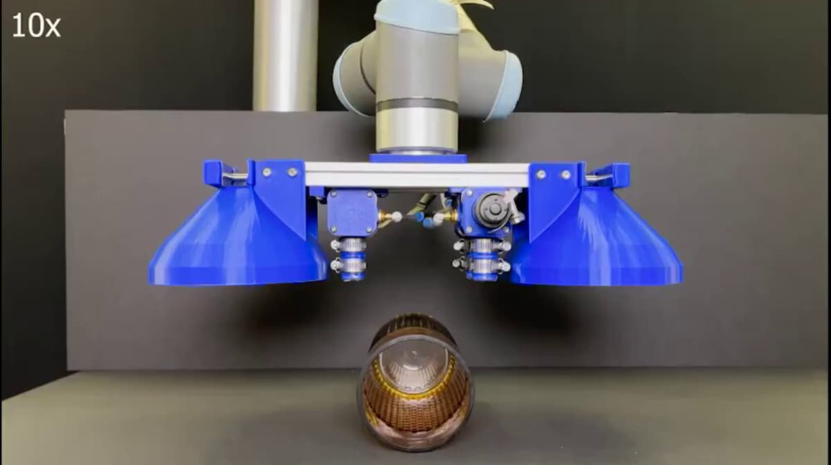Plant-Inspired Robot Grips Objects Gently