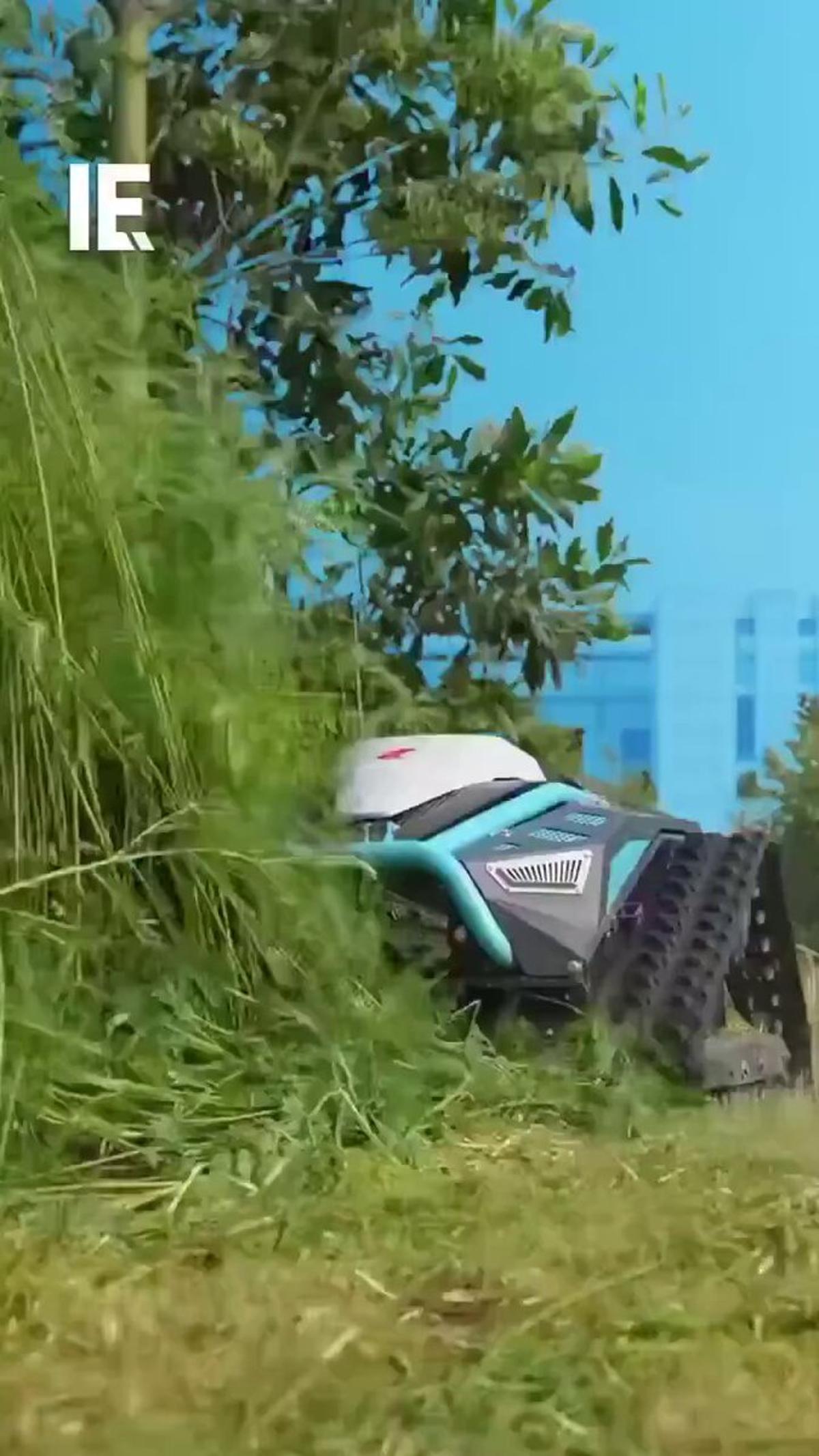 RC-Style Superpowered Mower Precisely Shreds Weeds