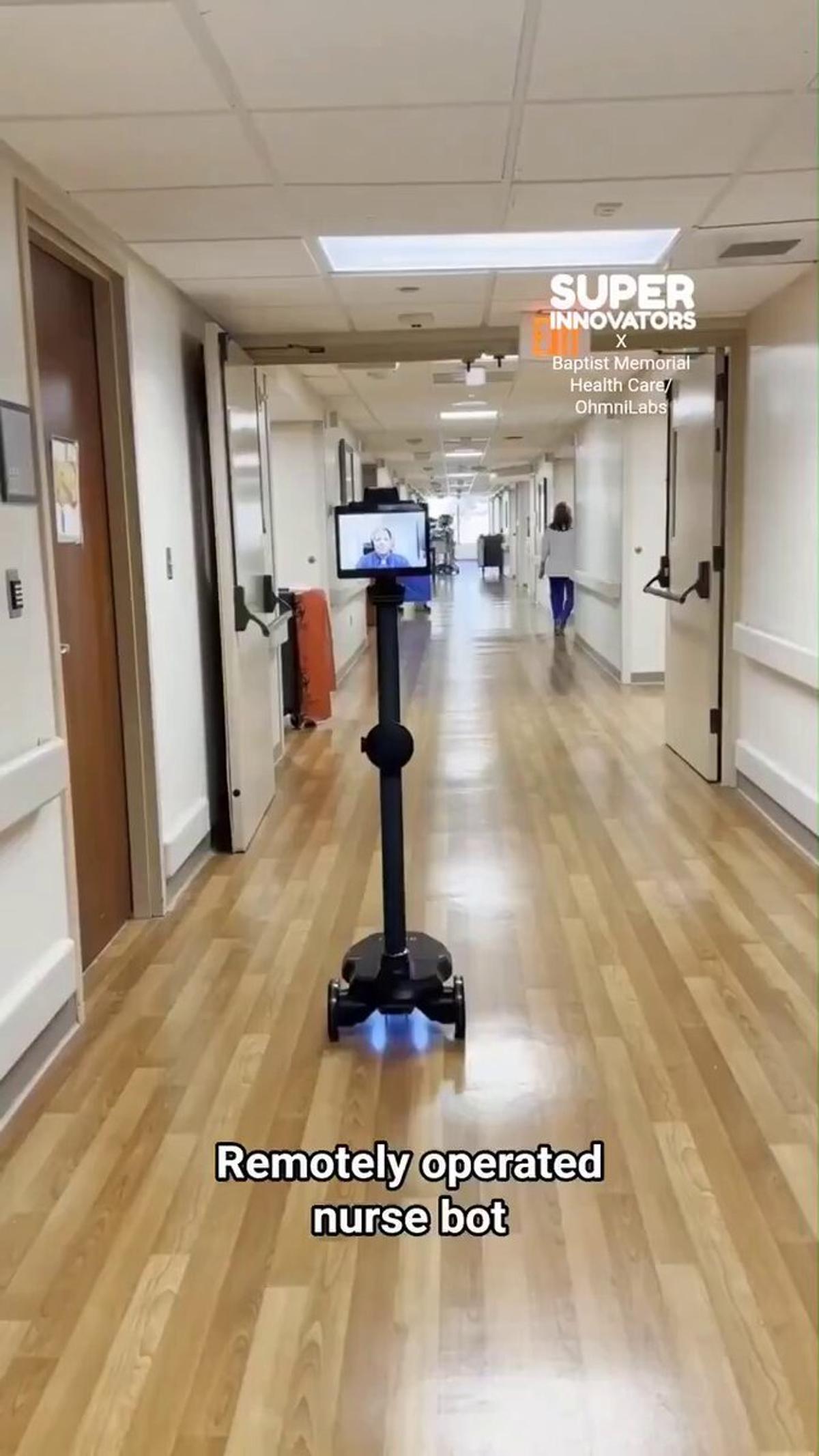 Remote Nurse Robots Begin Deployment in U.S. Hospitals