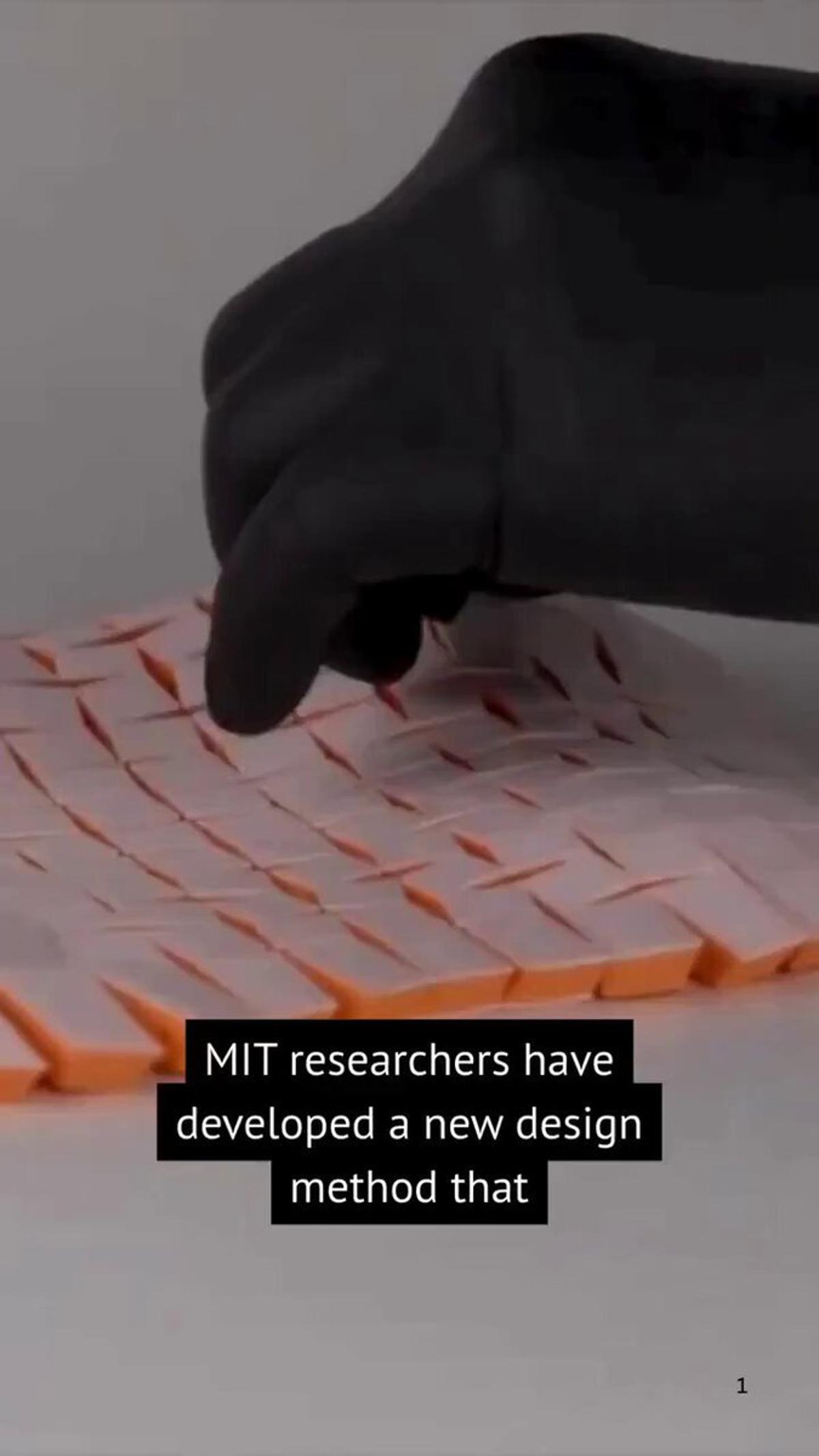 MIT Flat Sheets Transform Into 3D Shapes on Demand