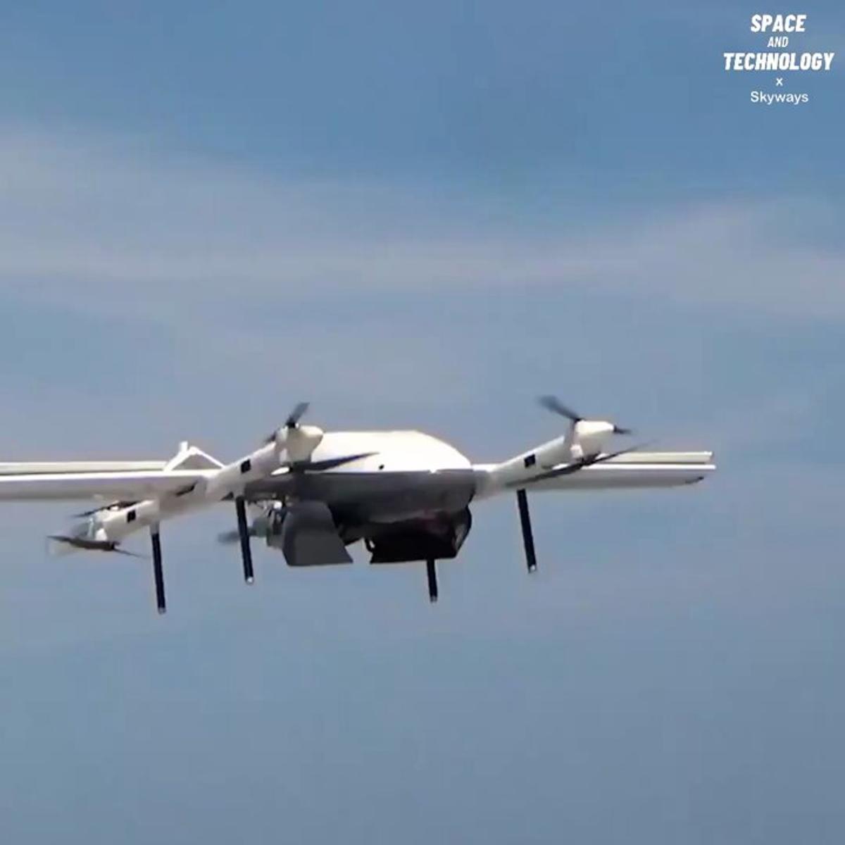Skyways V2 Flies Cargo 700 Km Autonomously