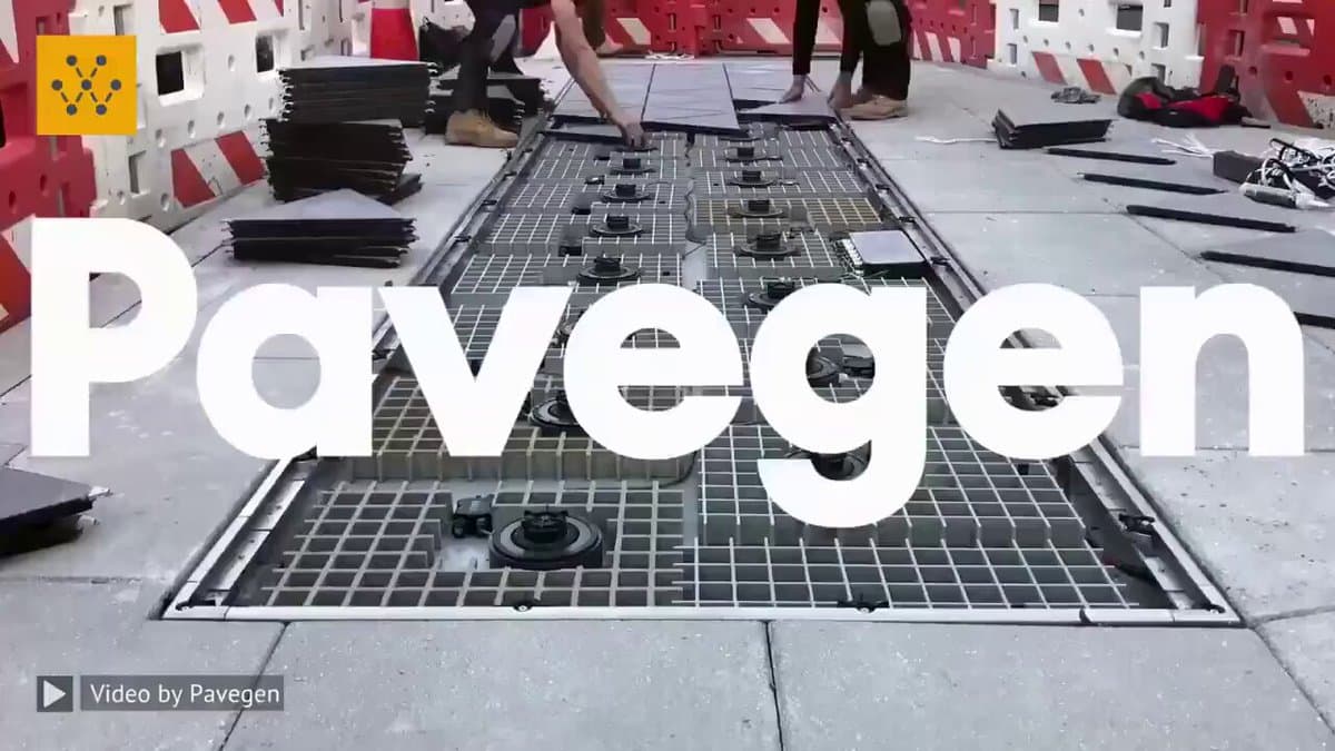 Footsteps Power Clean Energy and Data with Pavegen
