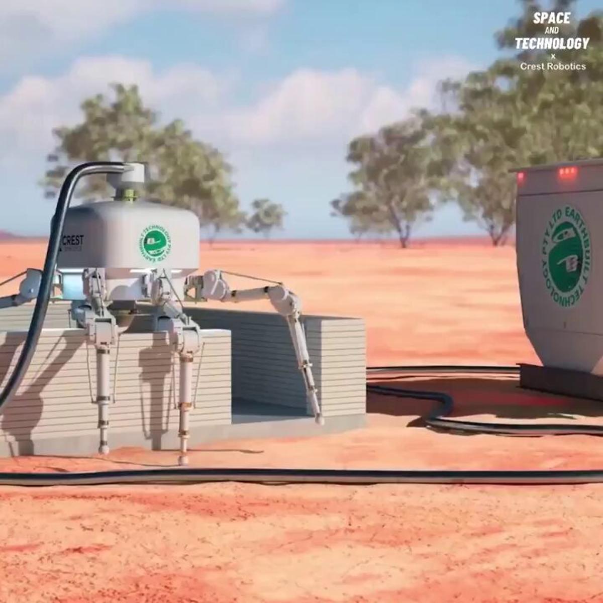 Spider Robot Prints Entire House in Just 24 Hours