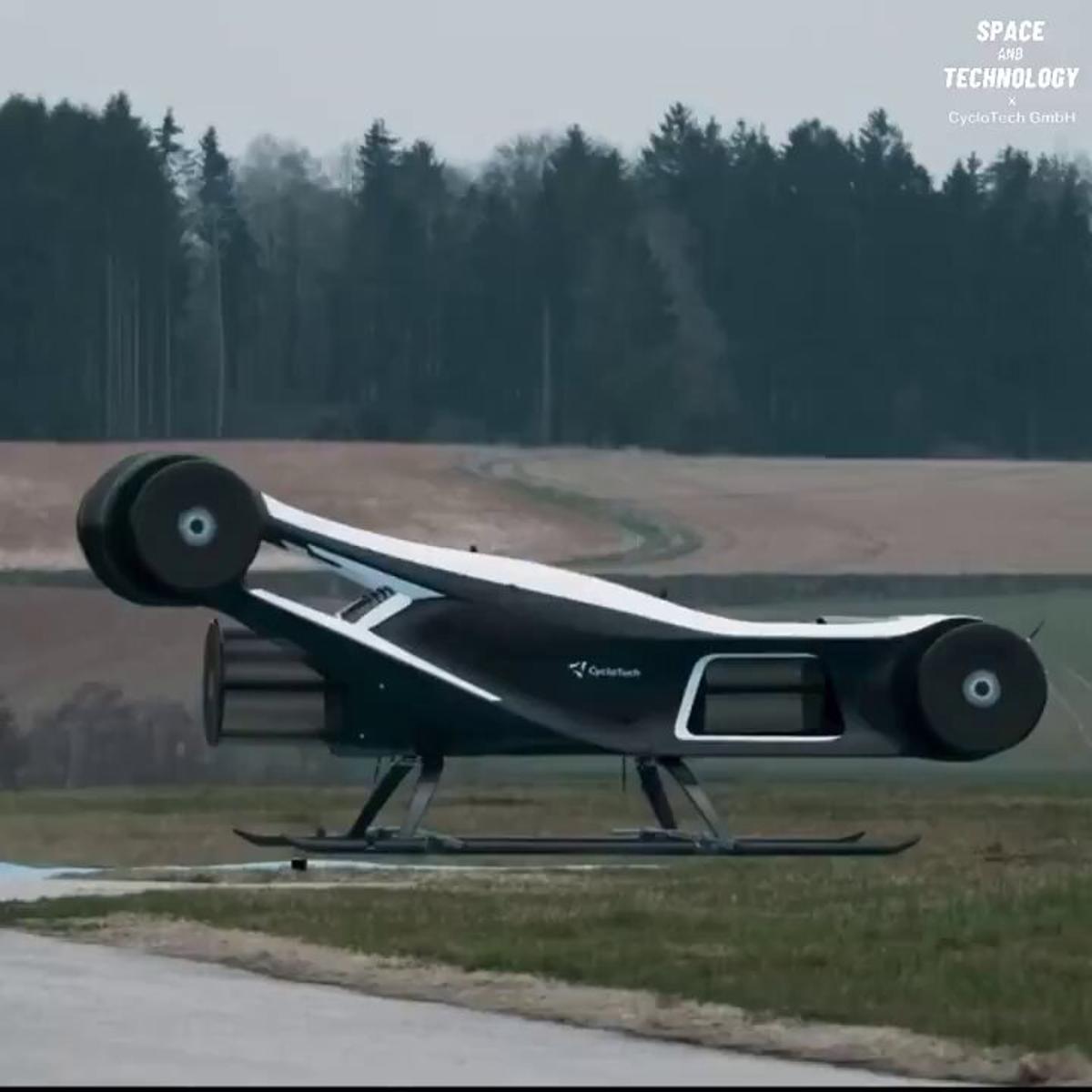 First Cyclorotor Aircraft Achieves Successful Takeoff