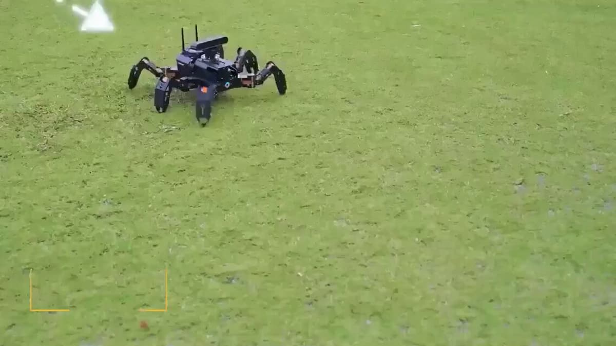 Hexapod Morphs Into a Mobile Robotics Lab
