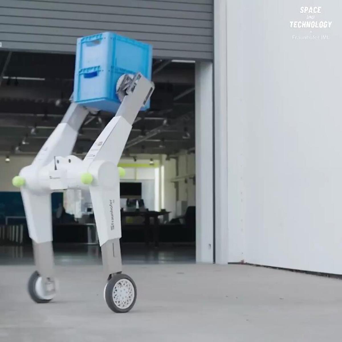 New Smart Cargo Robot Conquers Rough Terrain