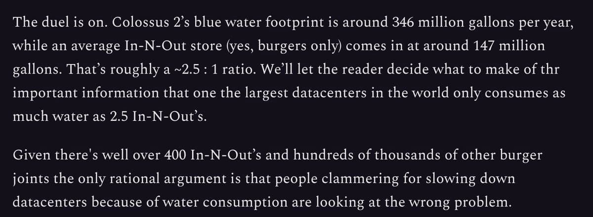 AI Data Center’s Water Use Equals Two Fast‑Food Outlets
