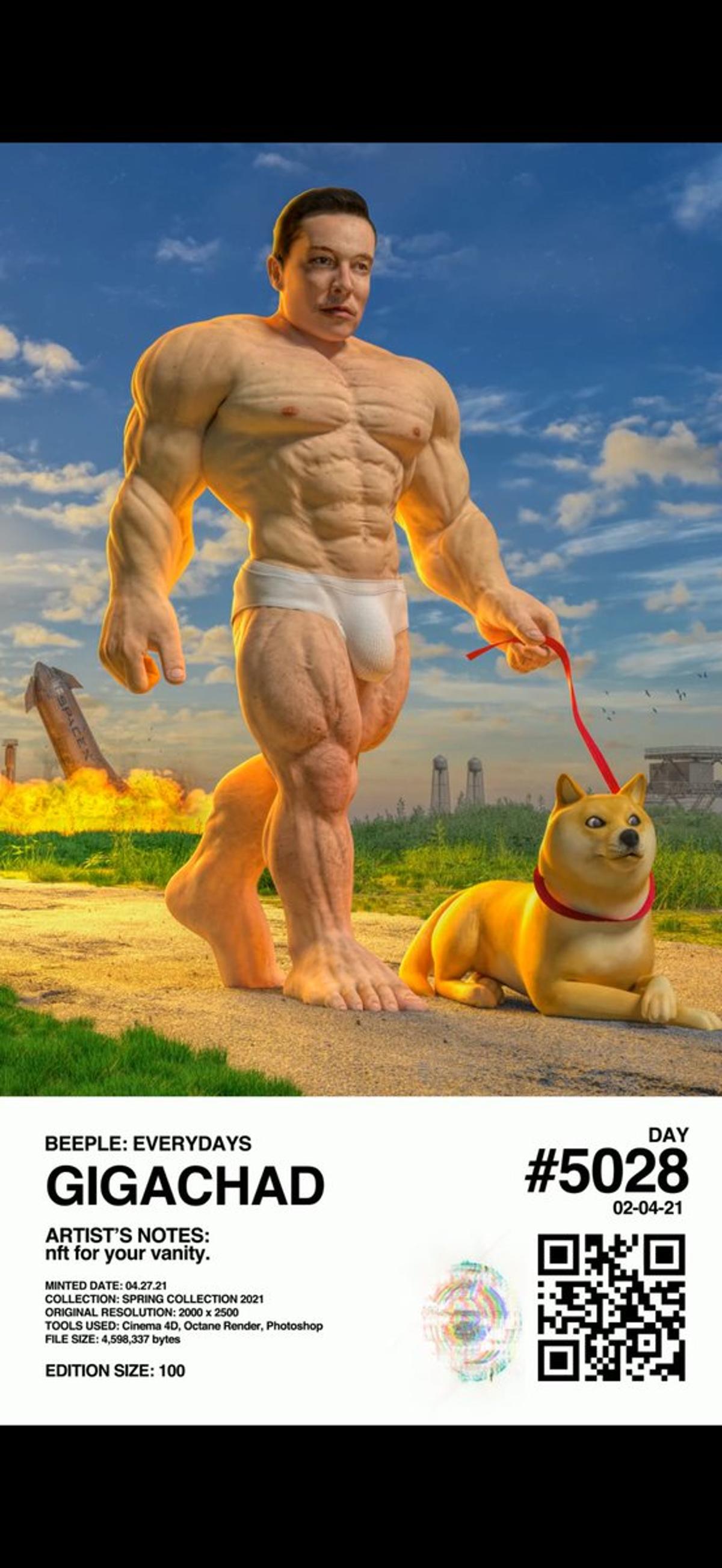 Beeple's Gigachad NFTs Poised to Become Warhol-Level Icons