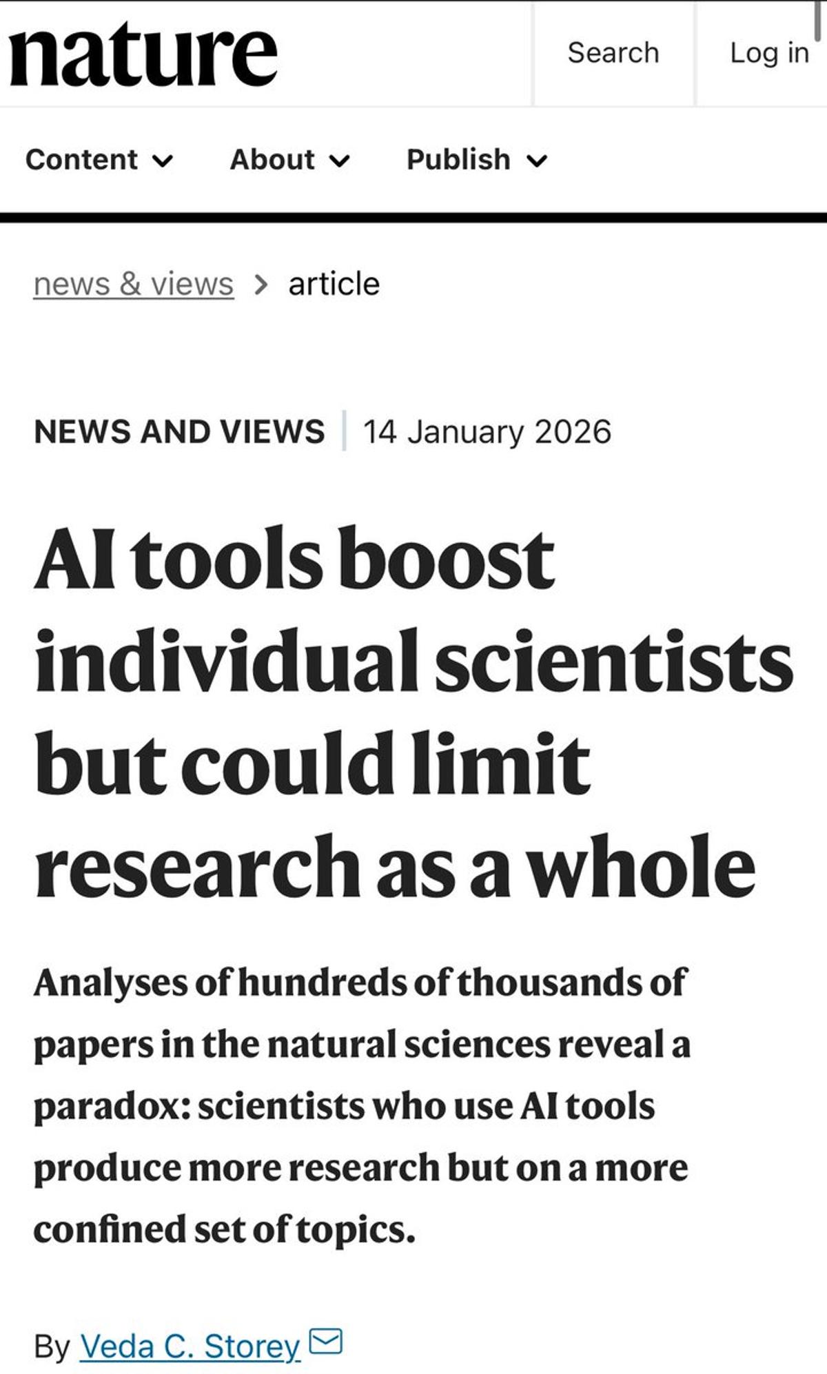 AI Boosts Scientists' Impact While Constraining Research Diversity