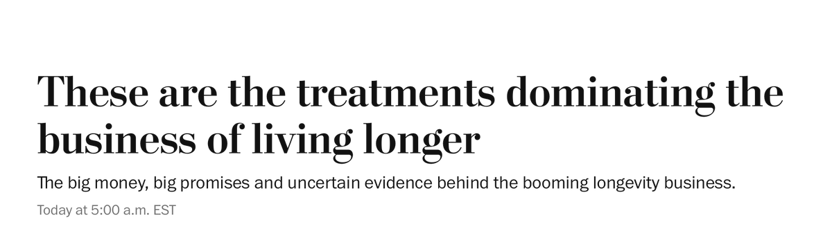 Longevity Clinics Cashing in on Pseudoscience Boom