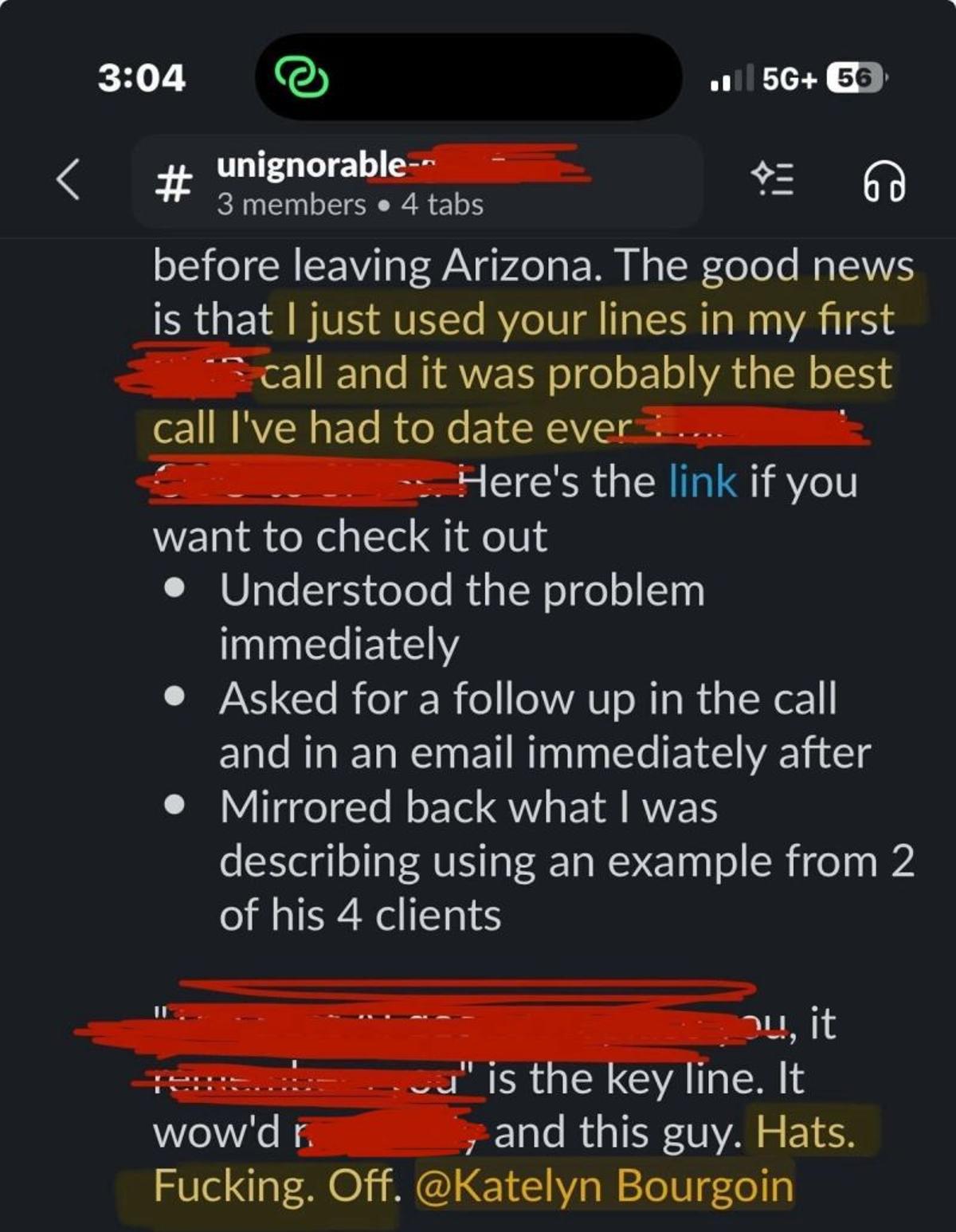 First 1:1 Project Delivers Best Sales Call Ever