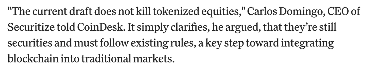 Coinbase Rejects Clarity Act Draft over Tokenized Equity Ban