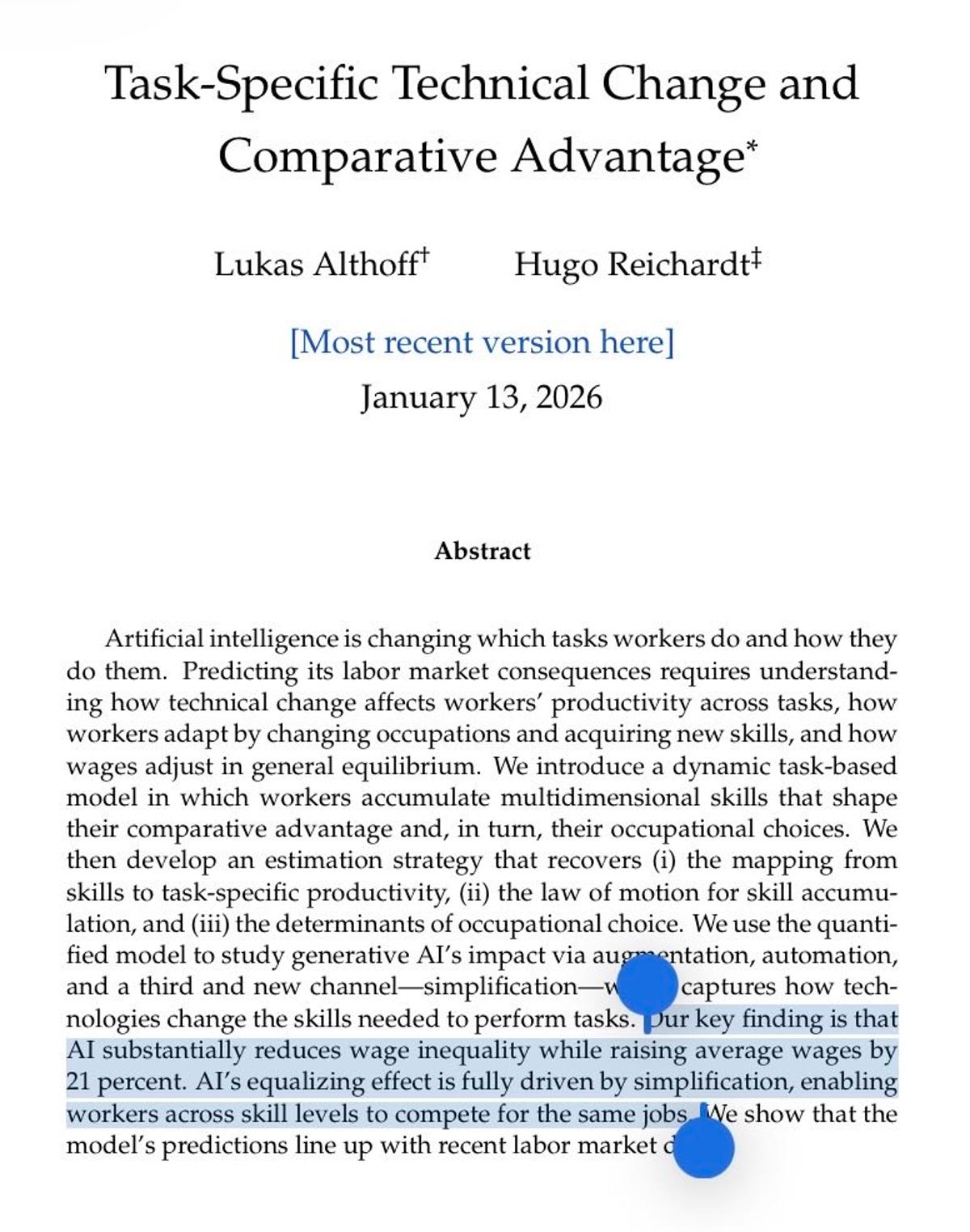 AI Cuts Wage Inequality, Boosts Average Pay 21%