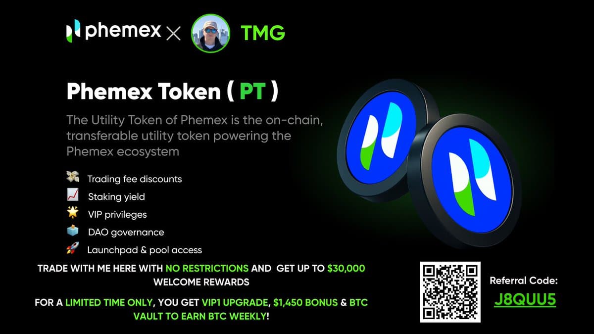 Phemex Token Powers Ecosystem with Fees, Staking, Governance