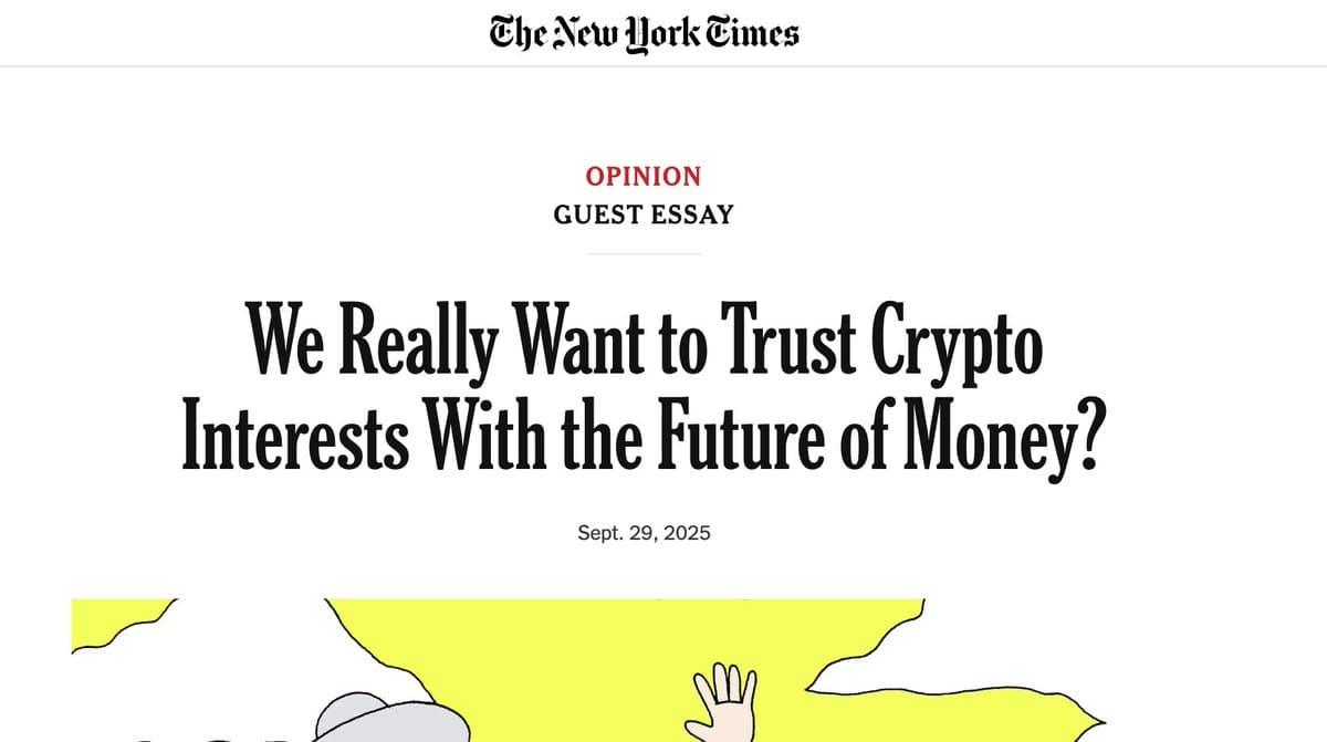 Why Stablecoins Beat the NYT’s Pro‑CBDC Narrative