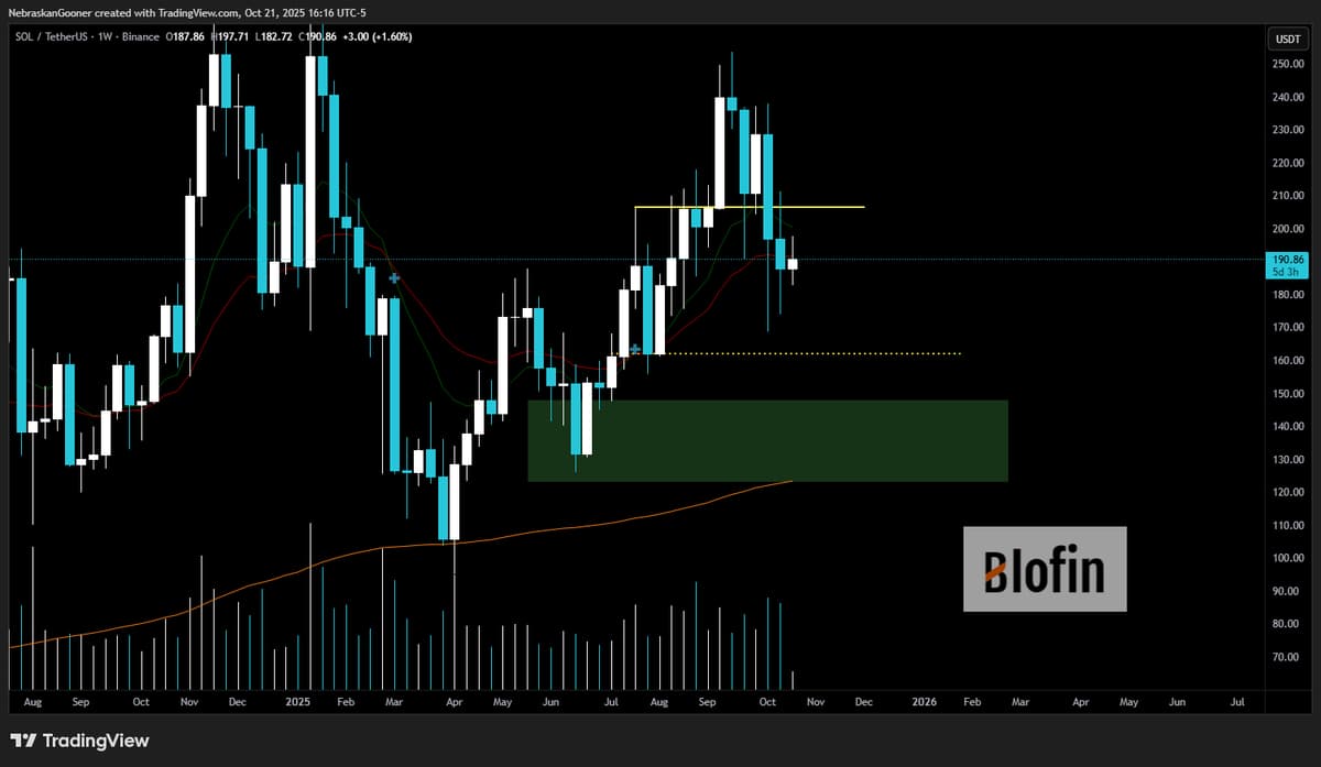 SOL Bears Below $206; Mid‑Range Entry Unfavorable