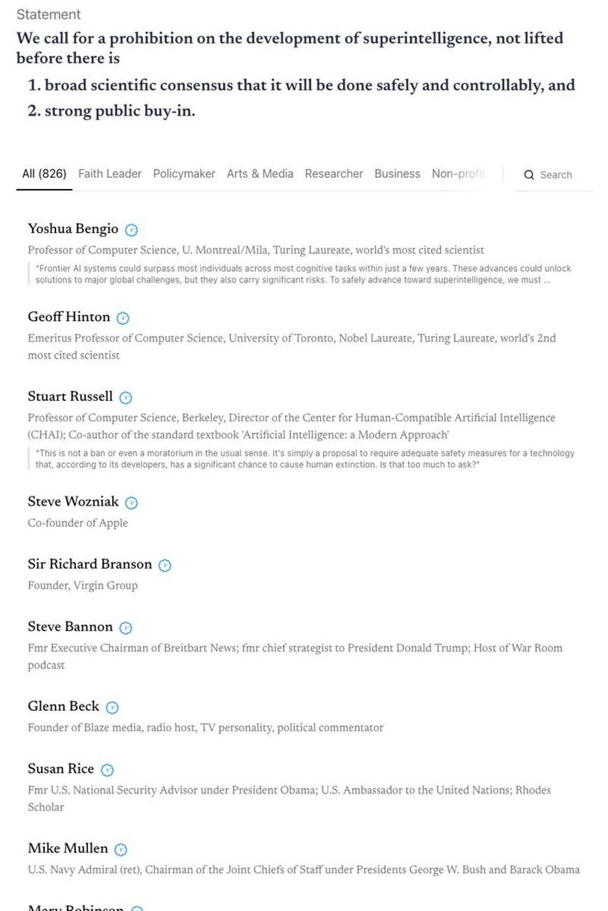 Broad Coalition Unites to Preserve a Human Future