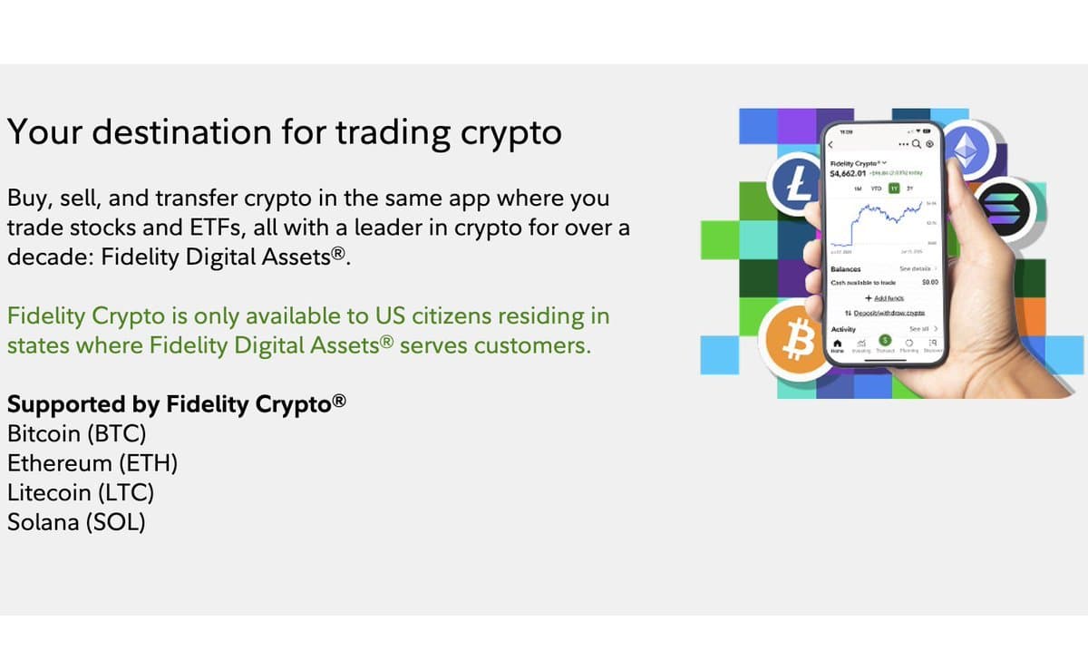 Fidelity Opens US Brokerage to Solana Purchases