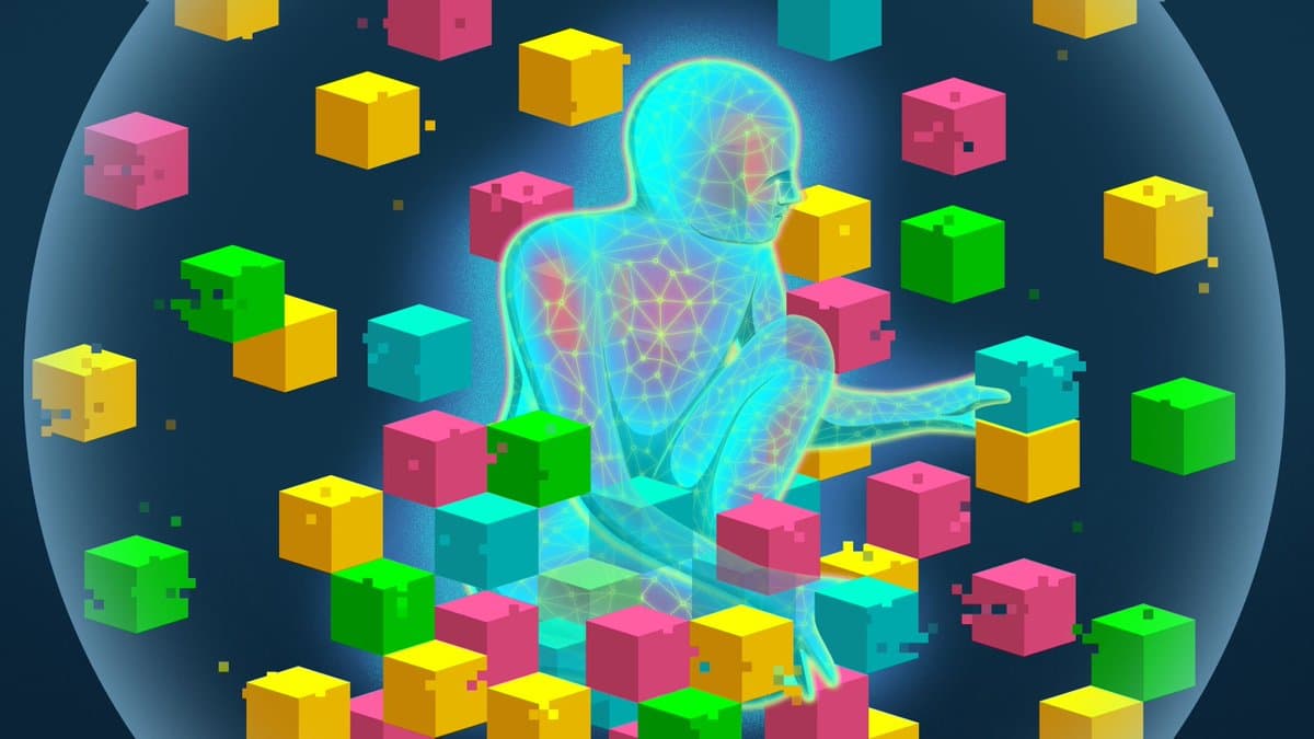 AI Learns in Self‑created Worlds, Complementing Human Data