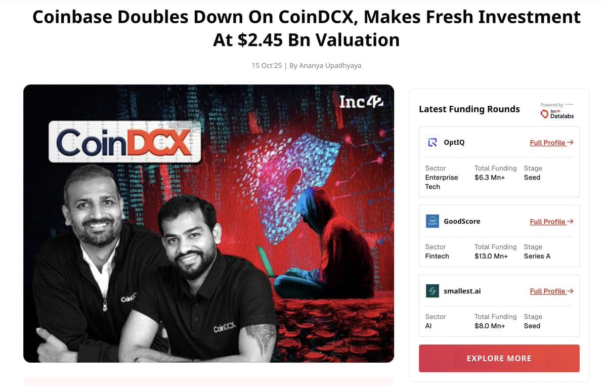 Crypto Community's Support Fuels CoinDCX's Next Chapter