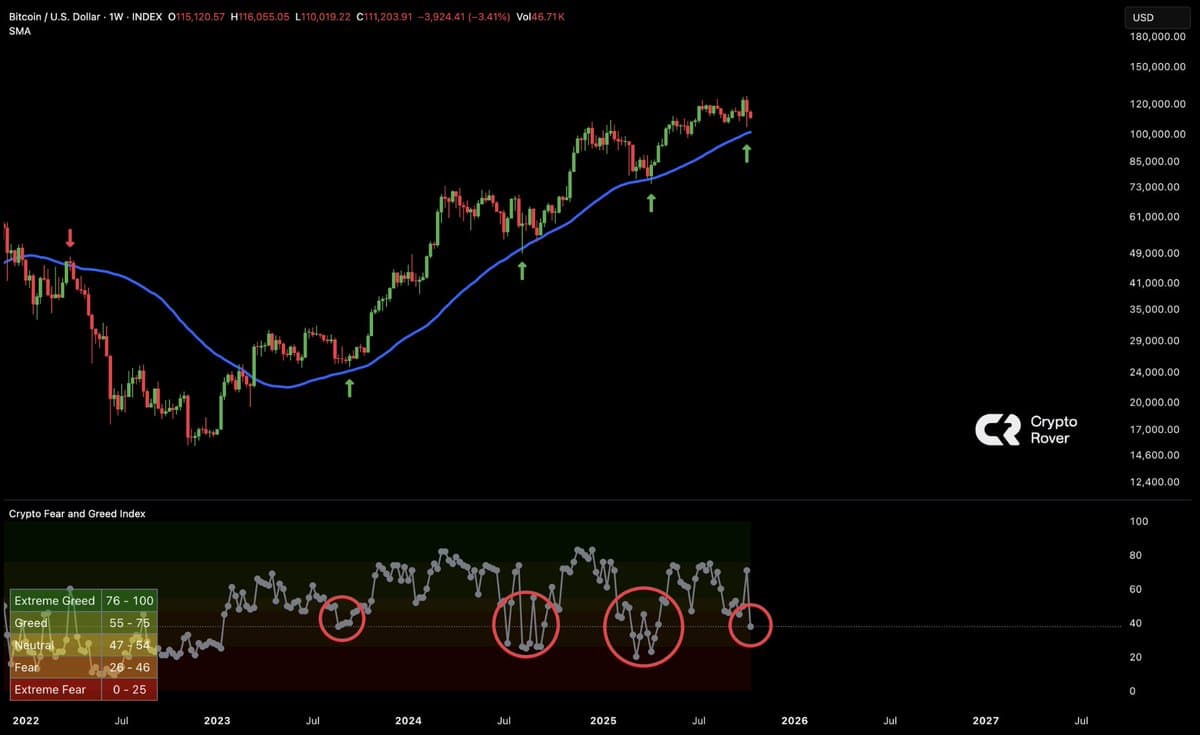 Bitcoin Near MA50 Sparks Fear, Fuels Bullish Optimism