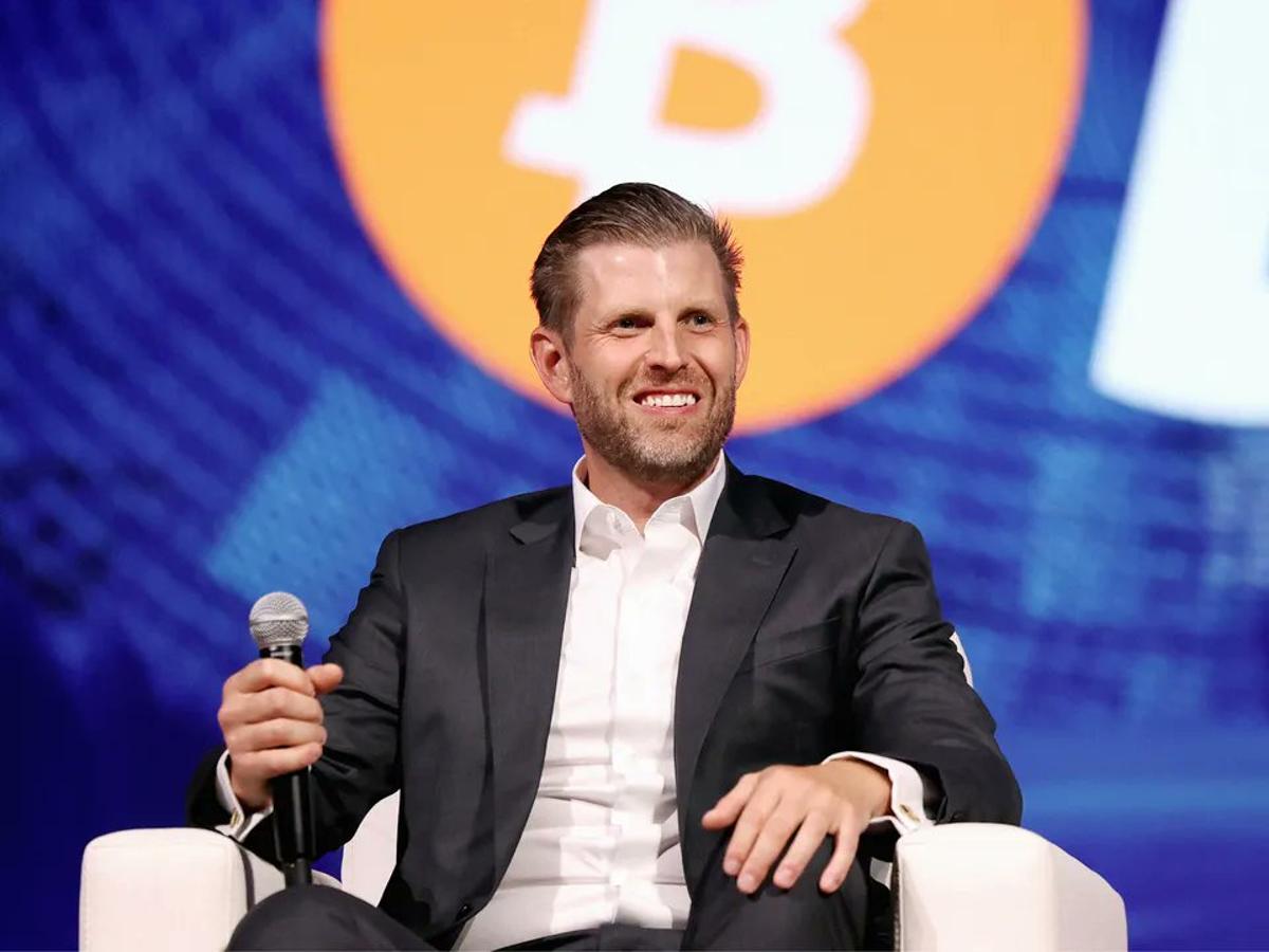 Eric Trump Says Family Crypto Gains Likely Top $1 Billion