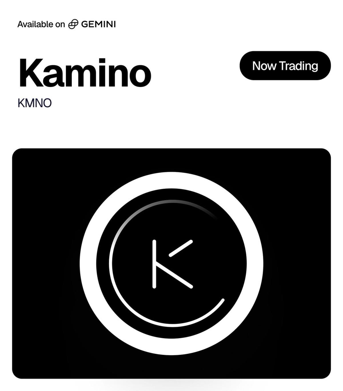 KMNO Launches on Gemini with Full Trading Features