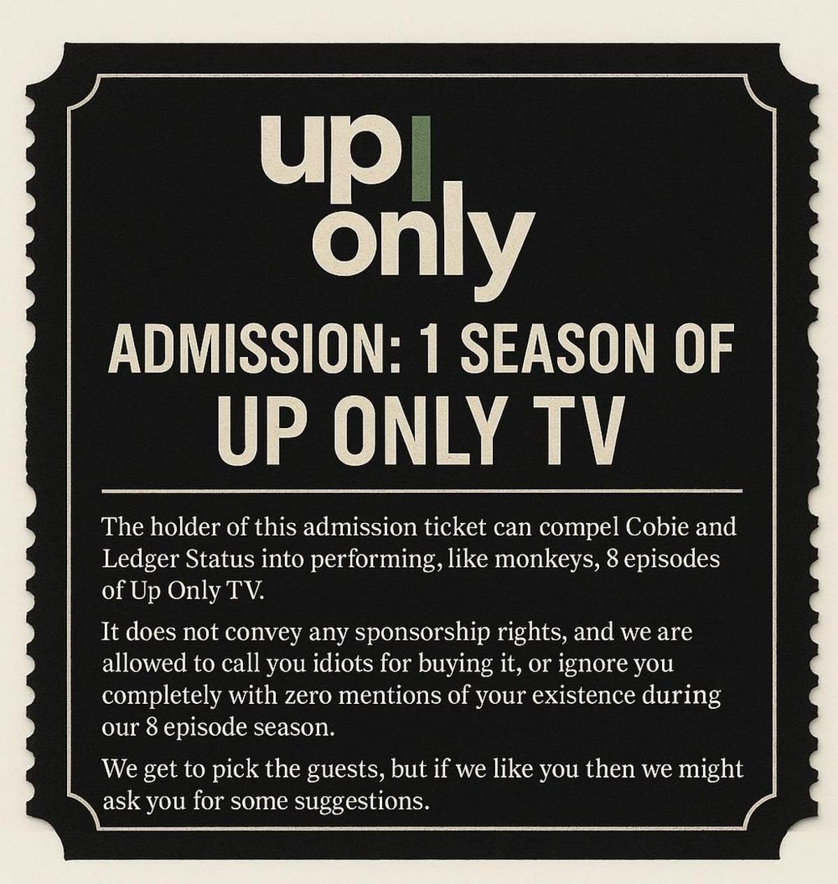 We Bought the NFT; UpOnlyTV Returns