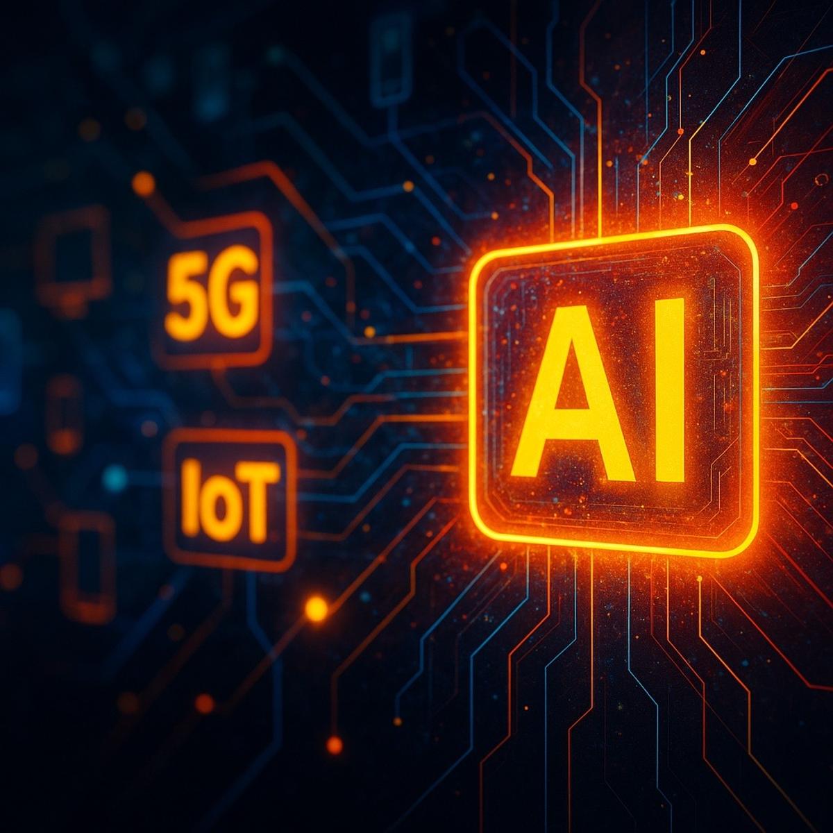 5G, IoT, and Agentic AI Enable Self‑Thinking Networks