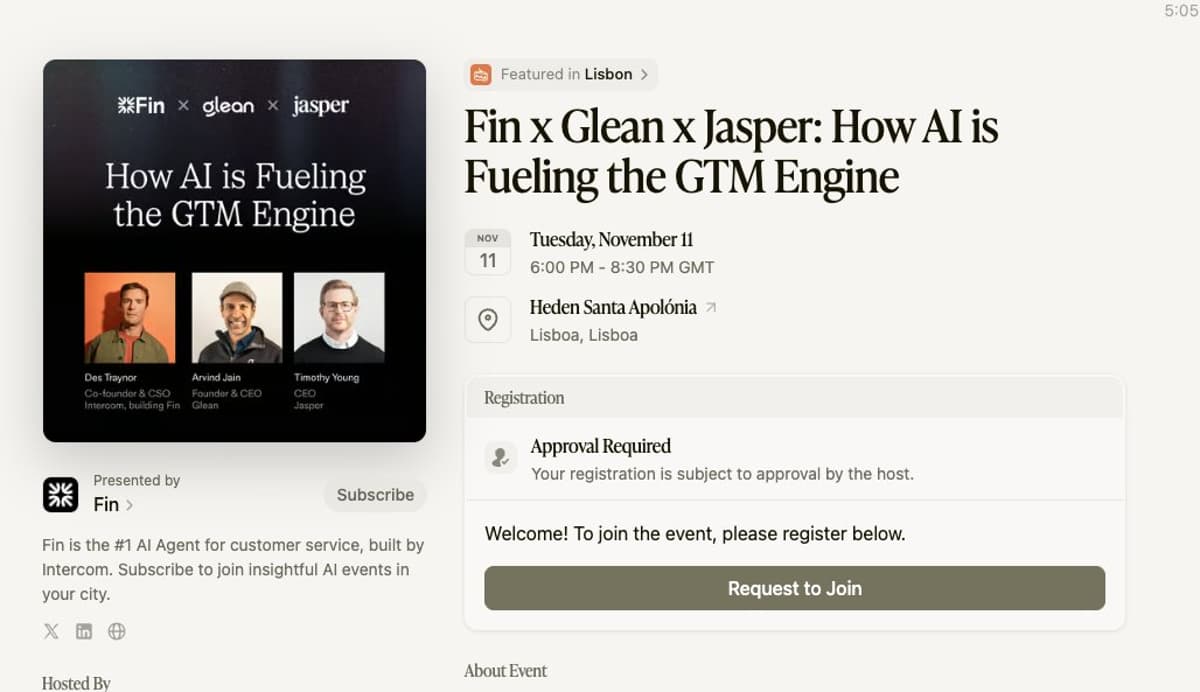Join Exclusive AI Panel at Web Summit – Limited Seats