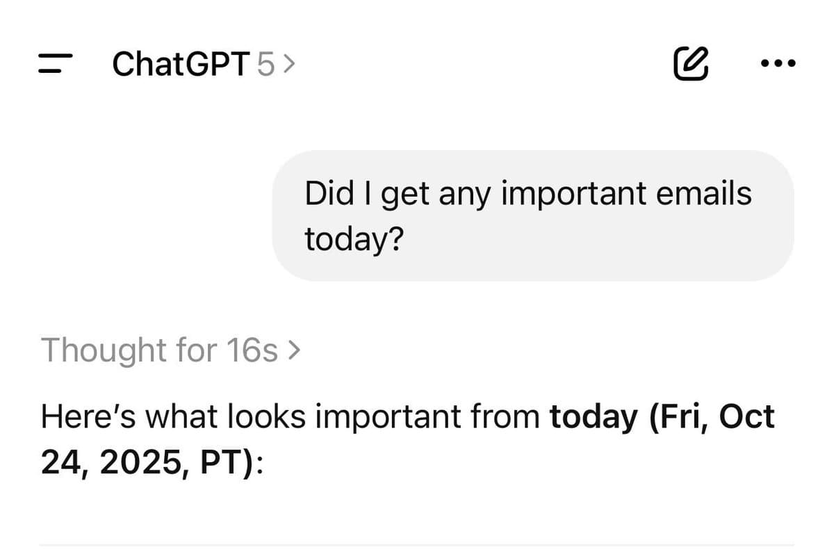 ChatGPT Now Reads Your Email—Still Under‑discussed