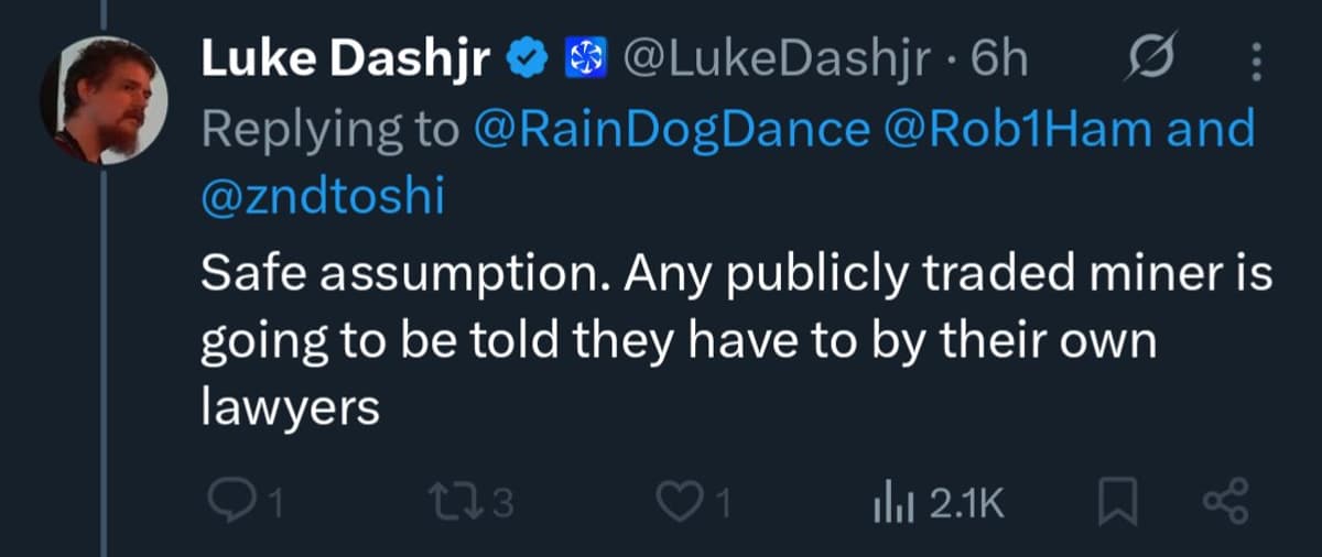 Luke Claims Legal Threats Will Force Soft‑fork Adoption