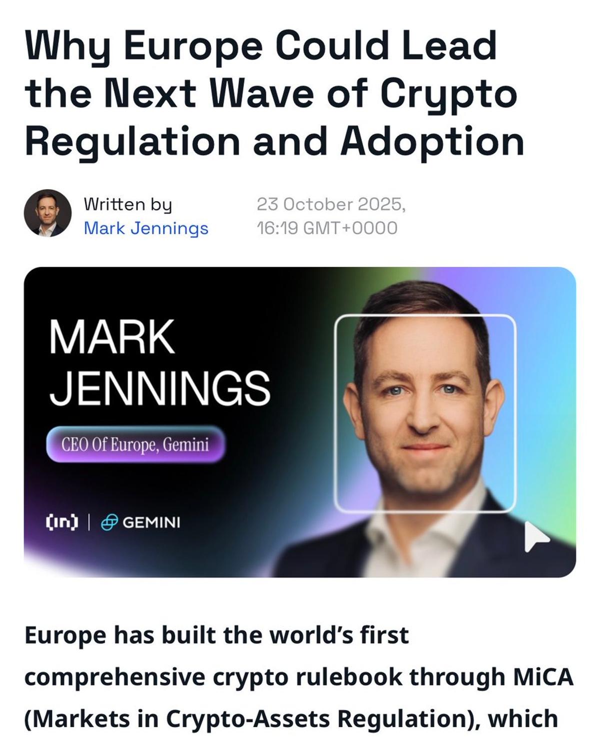 EU Outlook: Optimism From Our Head of EU