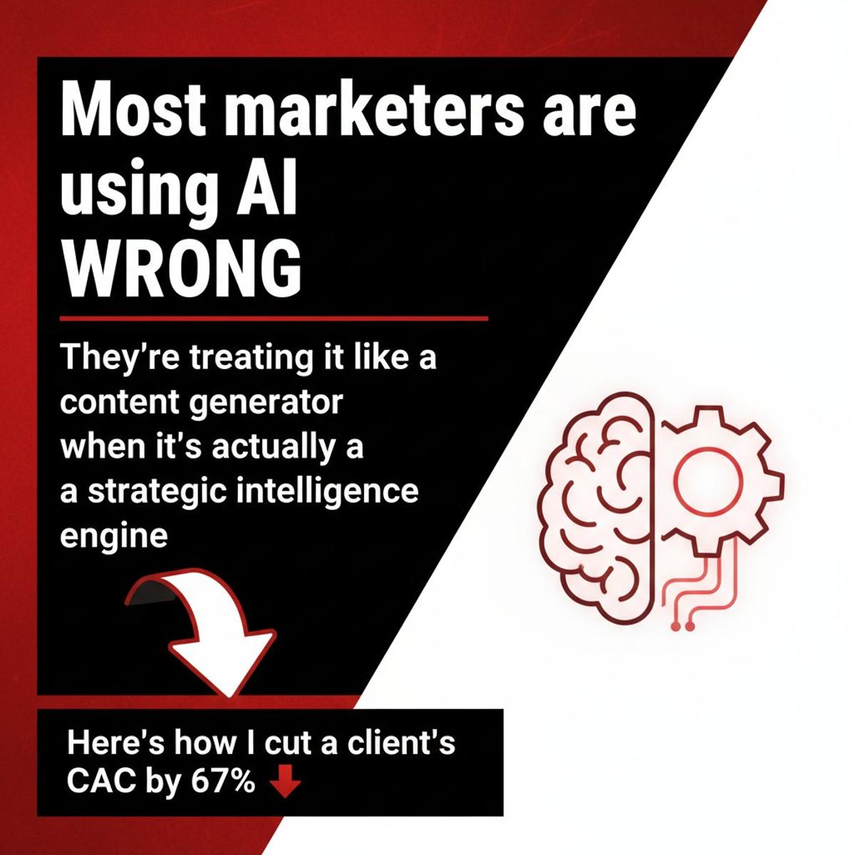 Use AI as Strategy Engine, Cut CAC 67%