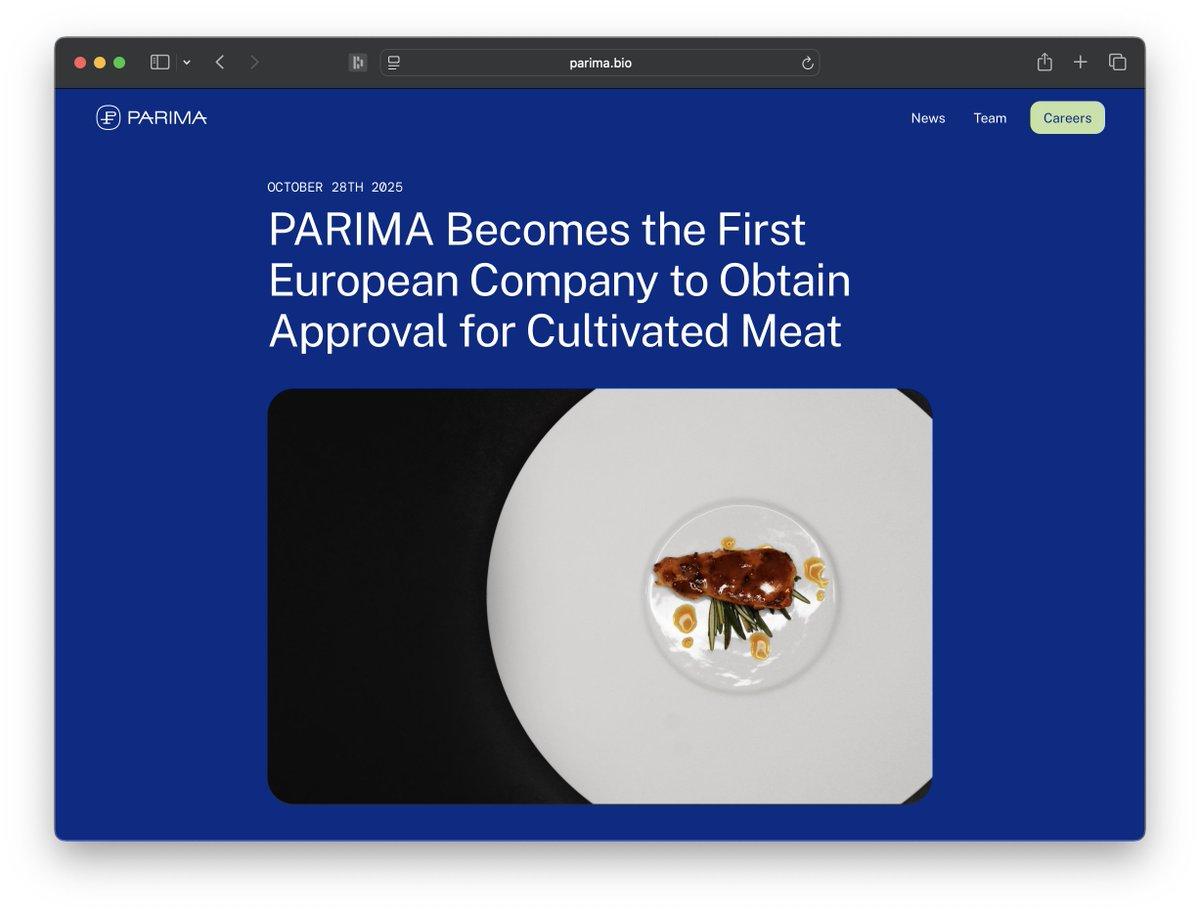 PARIMA Becomes First European Approved Cultivated Meat Brand