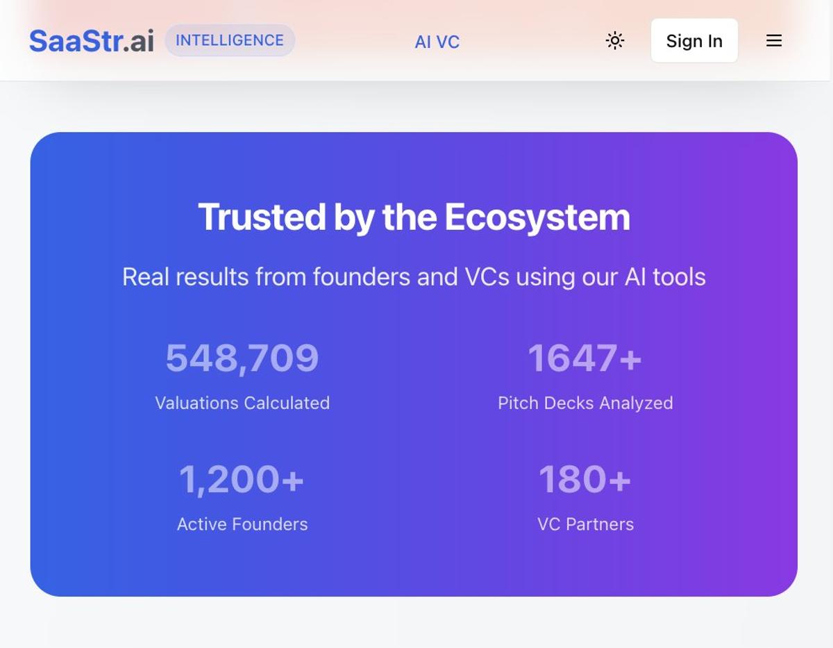 SaaStr AI VC: Massive Startup Data & VC Connections