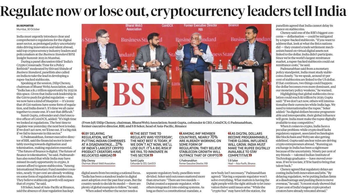 Regulate Crypto Now to Capture $1.1T Opportunity