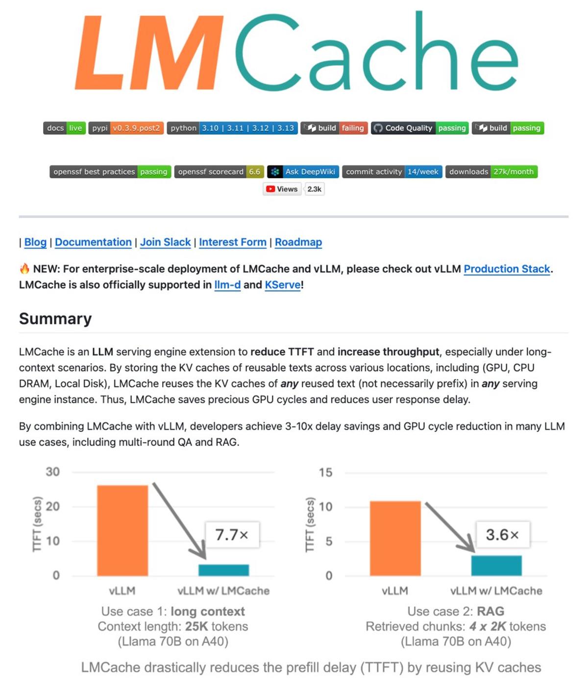 LMCache Cuts LLM Latency with Multi‑Tier KV Caching