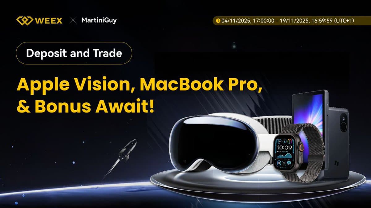 Join WEEX Deposit & Trade Event for Apple Prizes