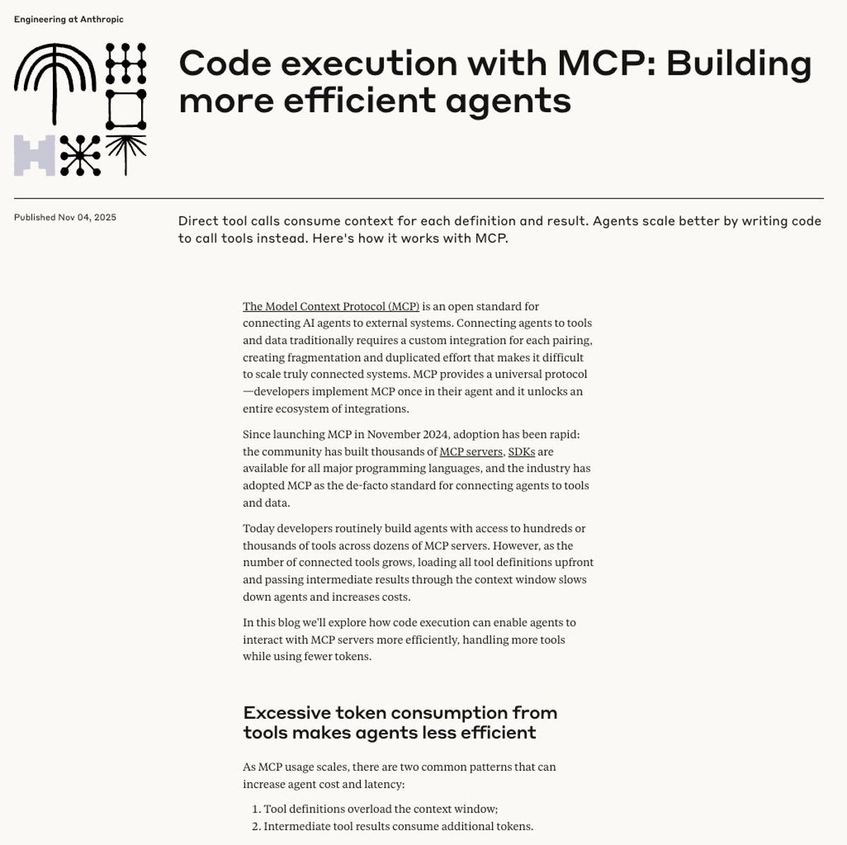 MCP Code Execution Cuts AI Agent Token Usage 98.7%