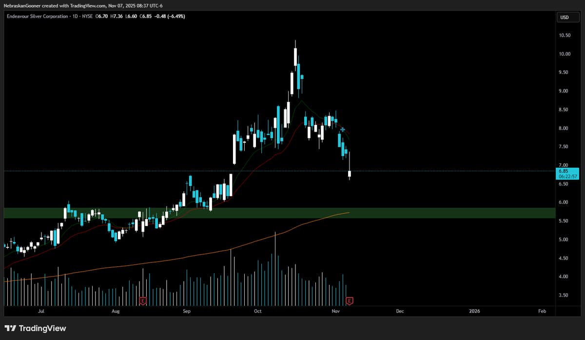 EXK Nearly Erases Its Recent Price Surge