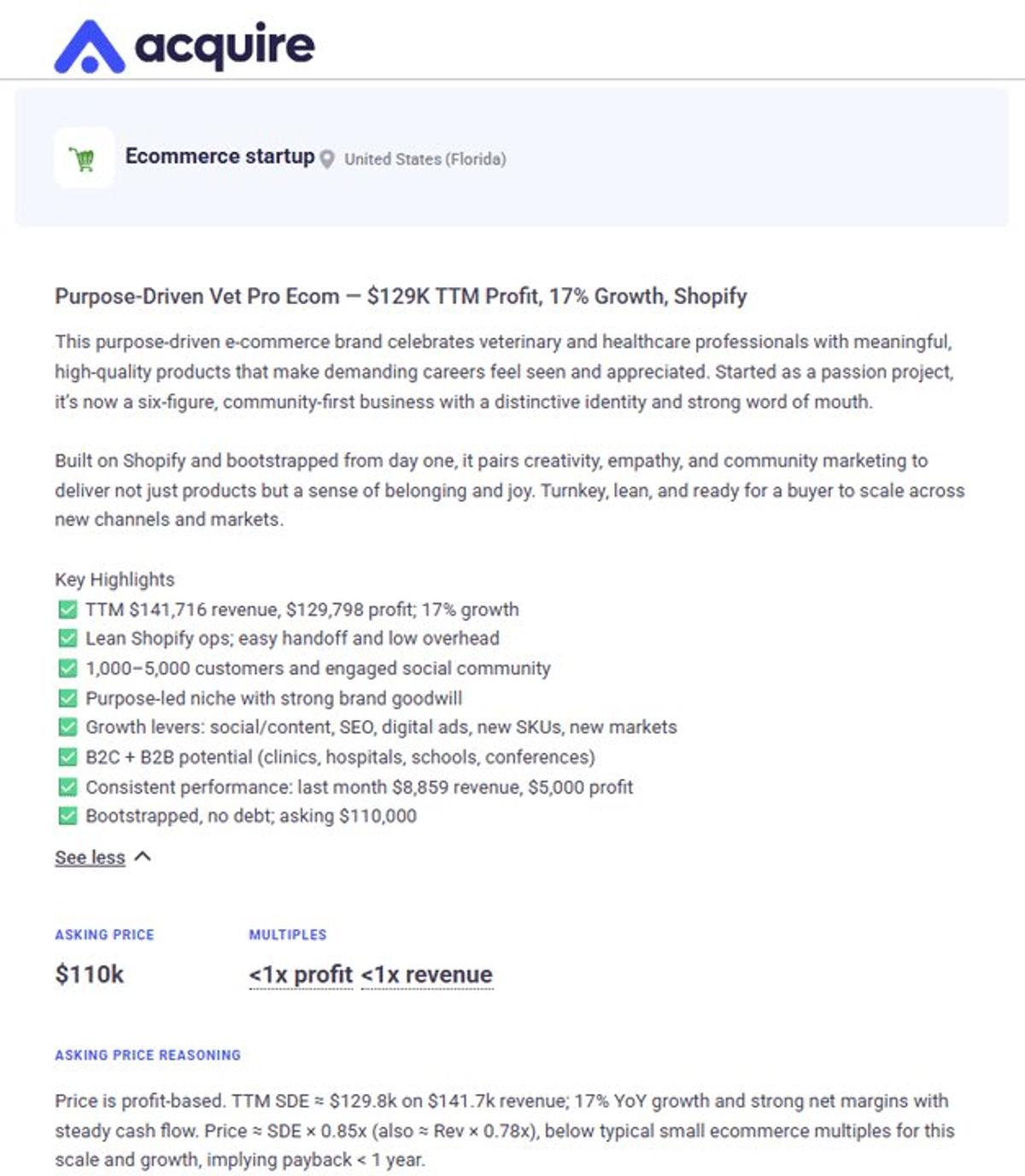 Vet-Focused Shopify Brand Turns