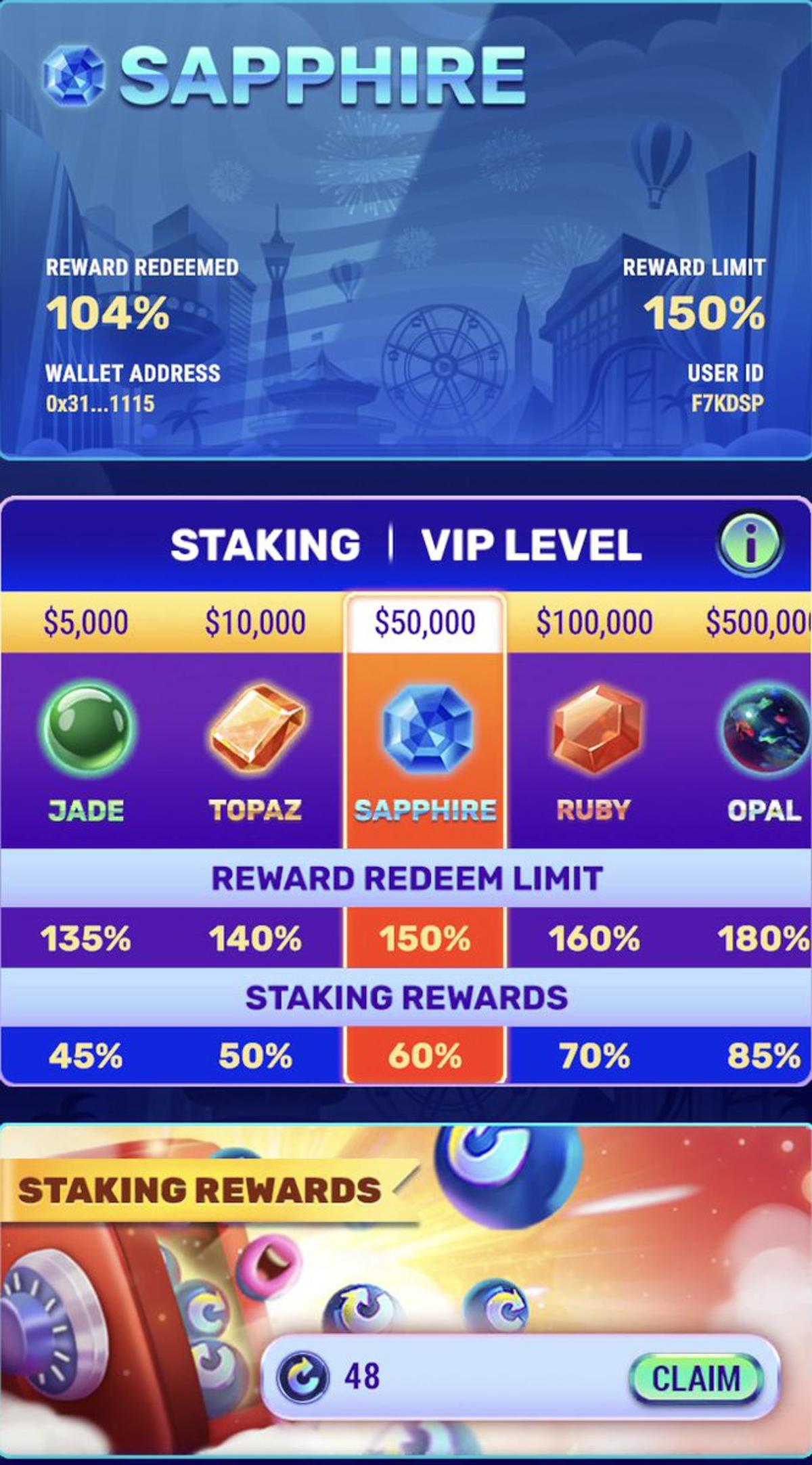 Stake $LOL to Unlock VIP Levels in LOLLandGame